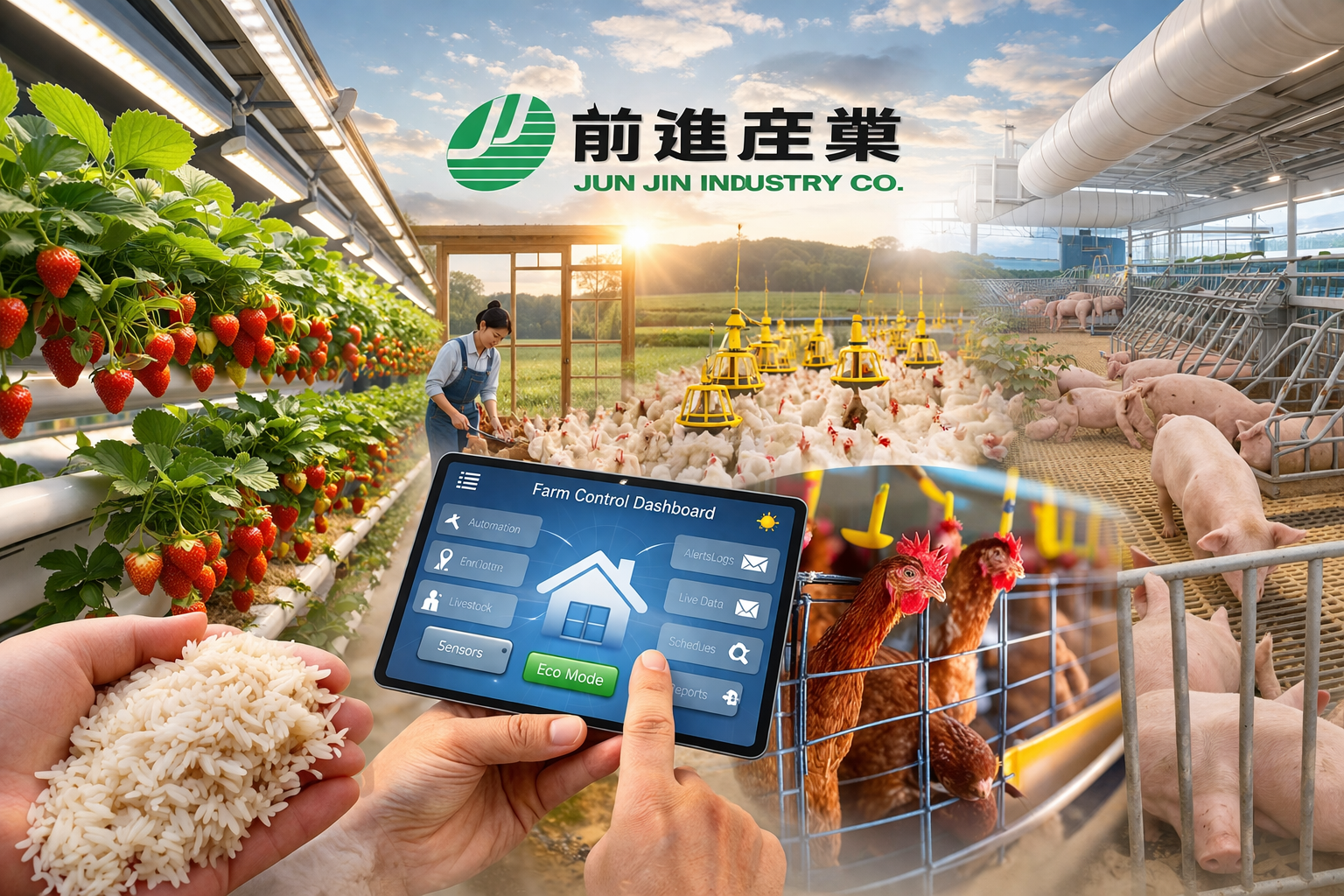 Jun Jin Industry — Modern farm facility
